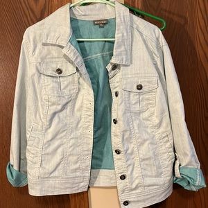 Light blue denim jacket